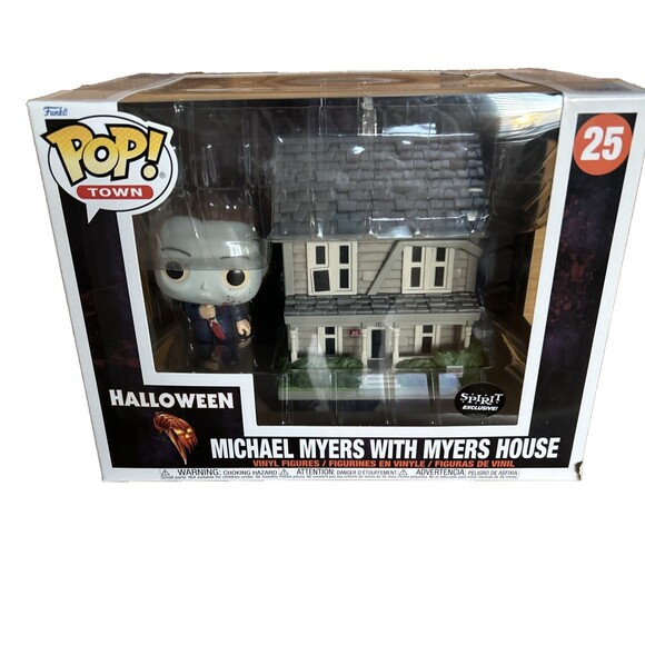 Funko Pop! Town: Halloween - Michael Myers with Myers House Spirit Halloween NEW - Picture 1 of 9